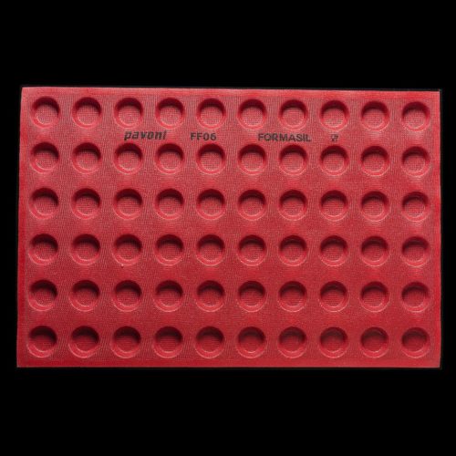Pavoni FORMASIL micro perforated silicone mould 600×400 FF06 ROUND 16