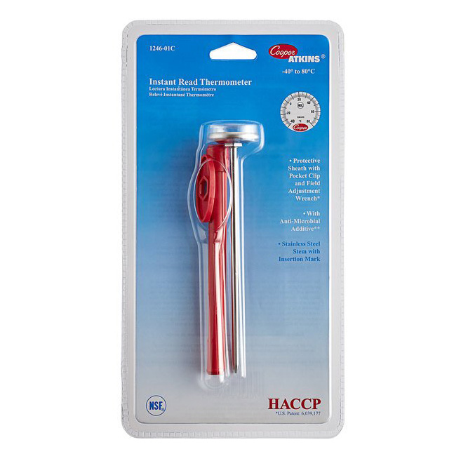 Cooper Bi-Metal Pocket Test Thermometer -40/80°C 1246-01C – STEC Hotelwares